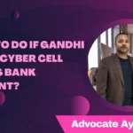 What to do if Gandhinagar Cyber Cell freezes bank account?